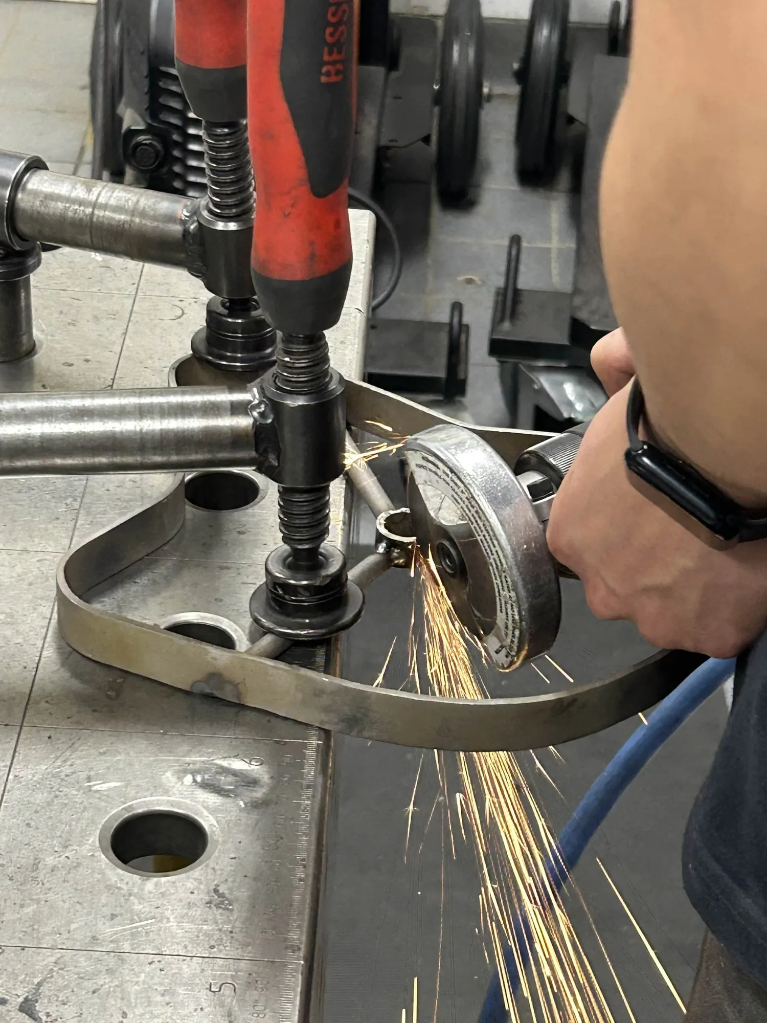 Angle grinding