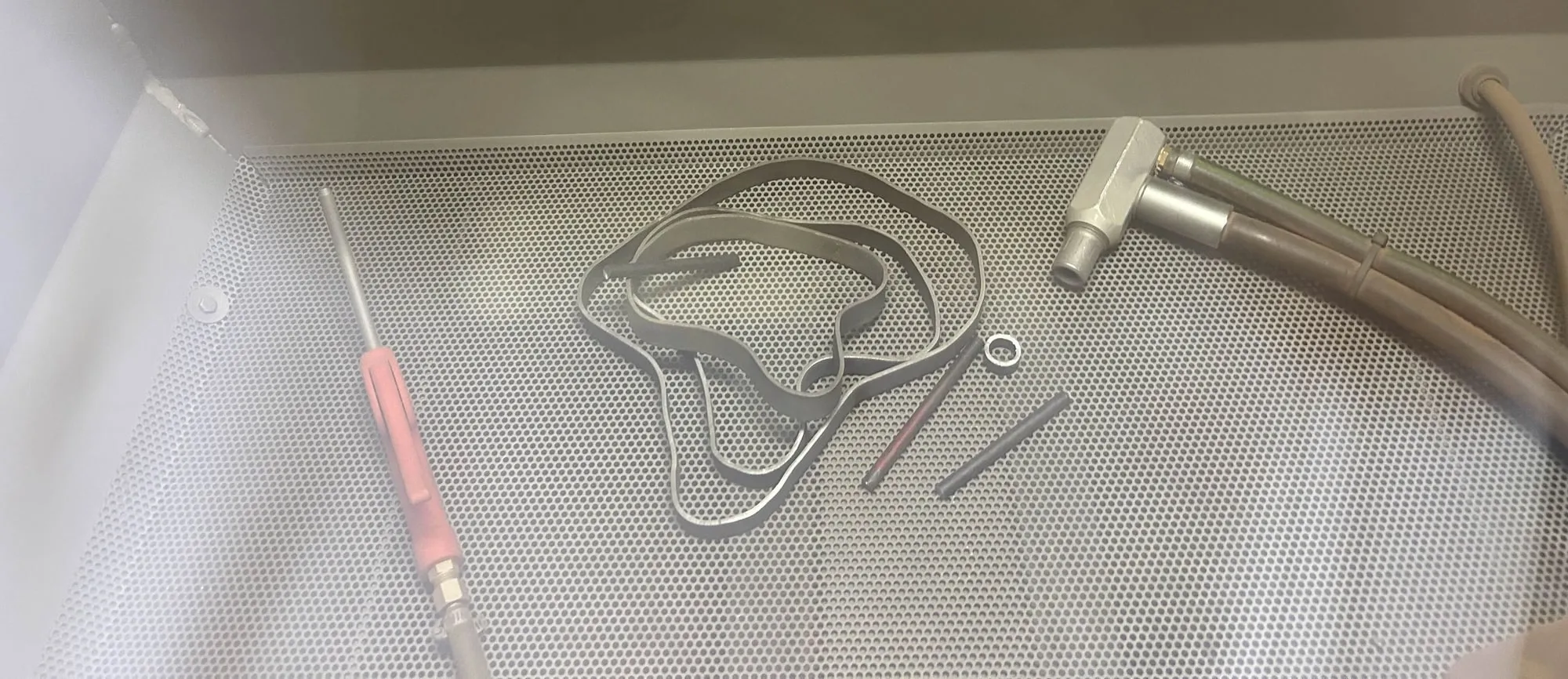 Sandblasting, from the workshop.